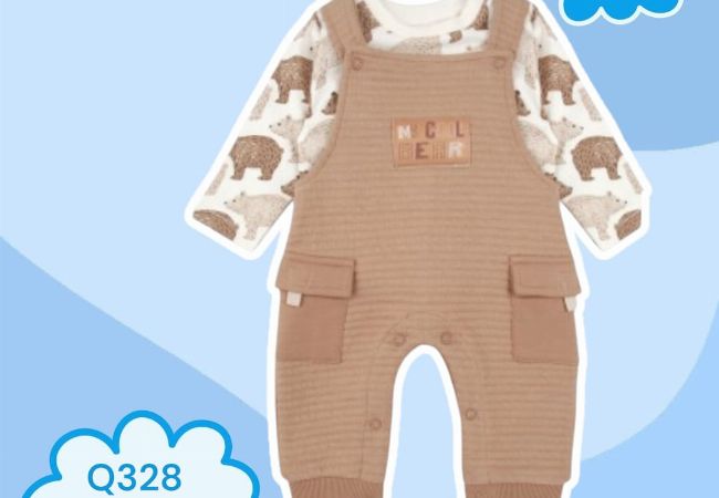 BabyBol Overol Osito Cafe